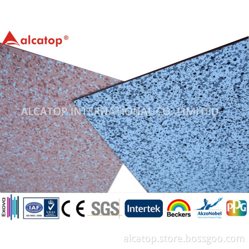 Construction Aluminum Panel with Stone Texture